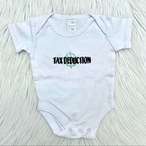 Tax Deduction Baby Onsie